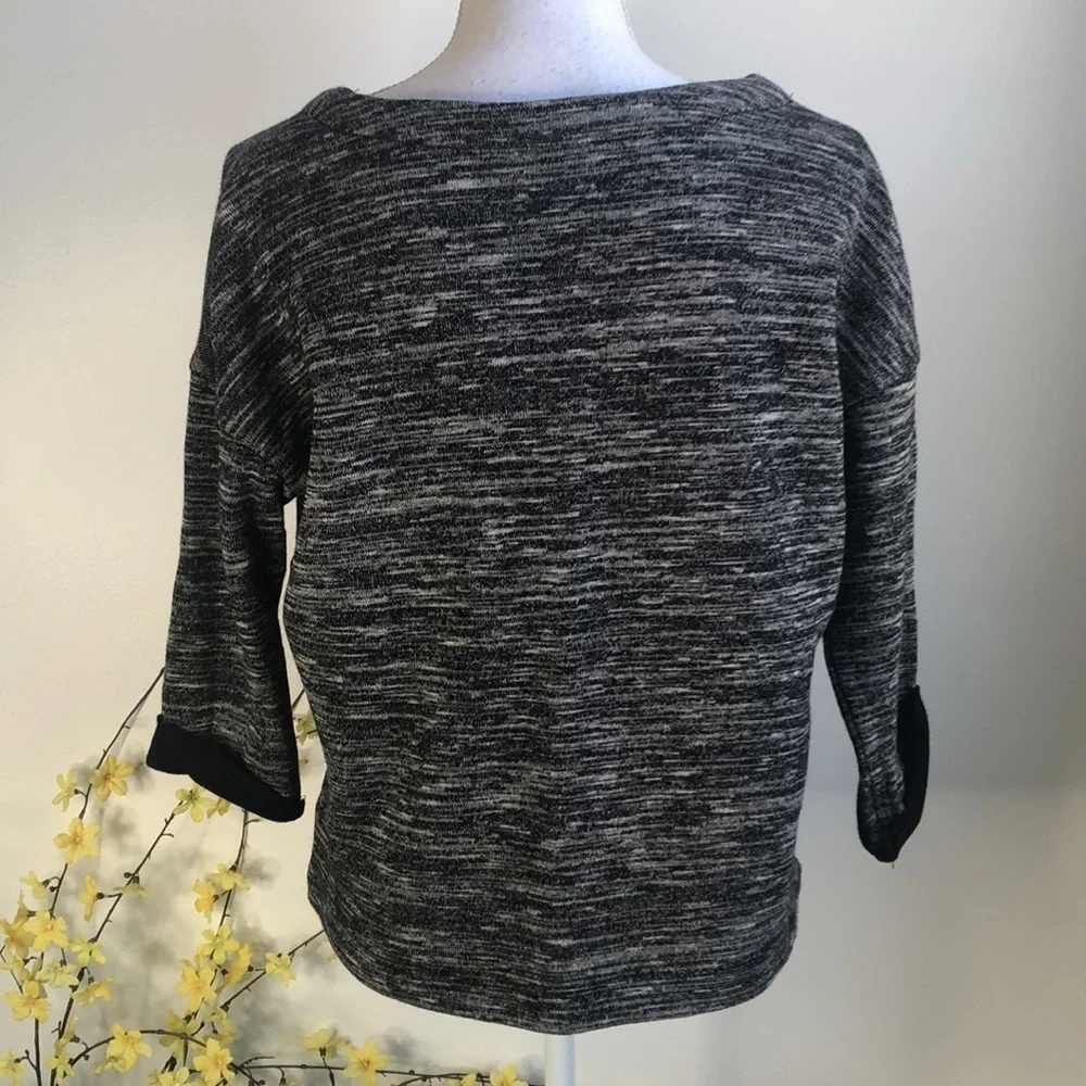 J Crew cropped wool blend sweater